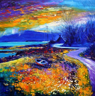 Early Autumnlight at Aros Isle of Mull 40x40 Early Autumnlight at Aros Isle of Mull 40x40